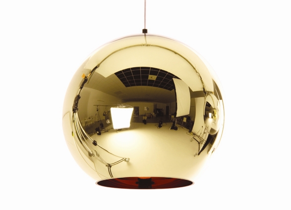 Copper Round 45 cm LED Pendelleuchte Tom Dixon