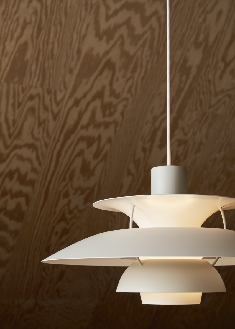 PH 5 Monochrome Pendelleuchte Louis Poulsen Pale Blush