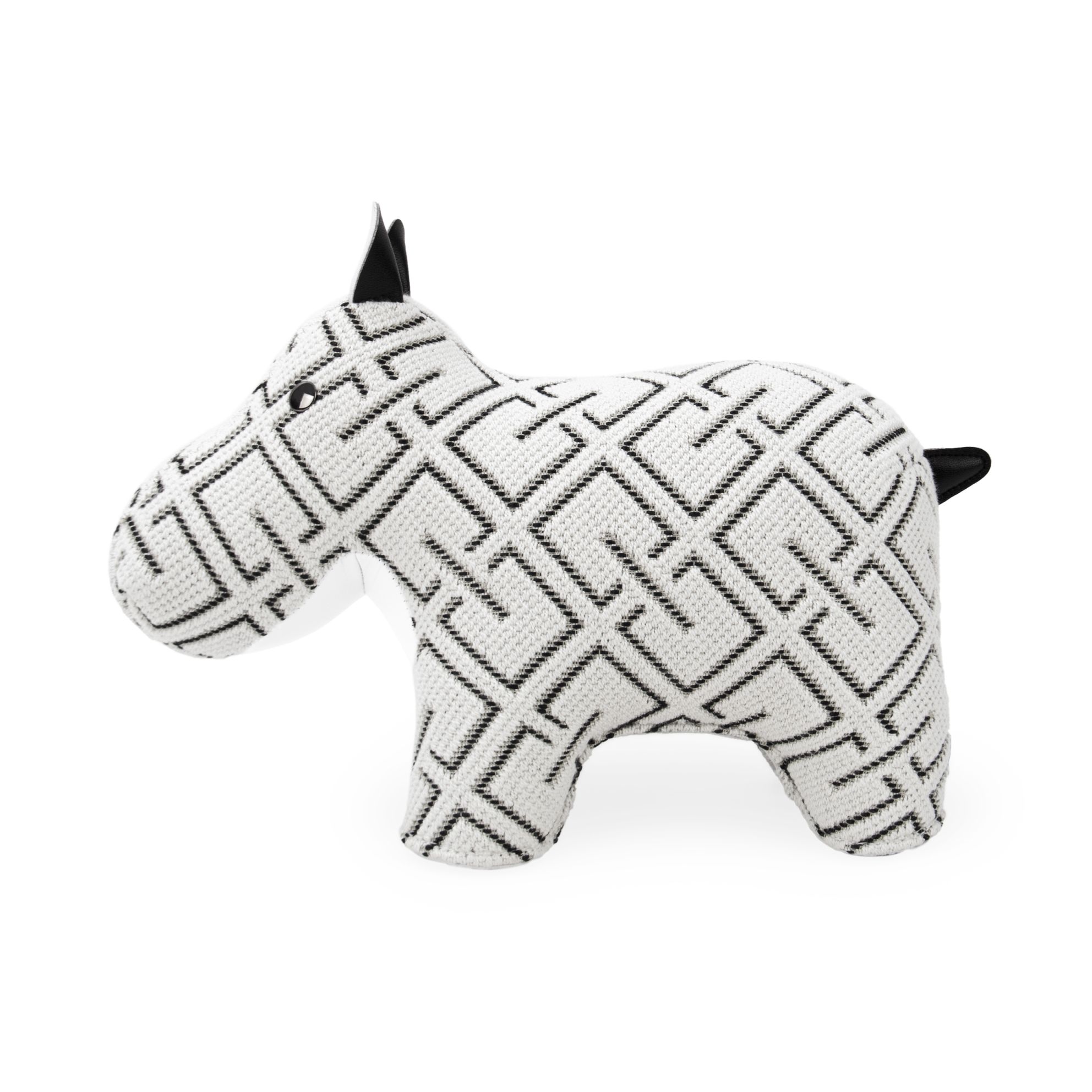 Buchstütze Hippo Grid weiß Züny x KVADRAT