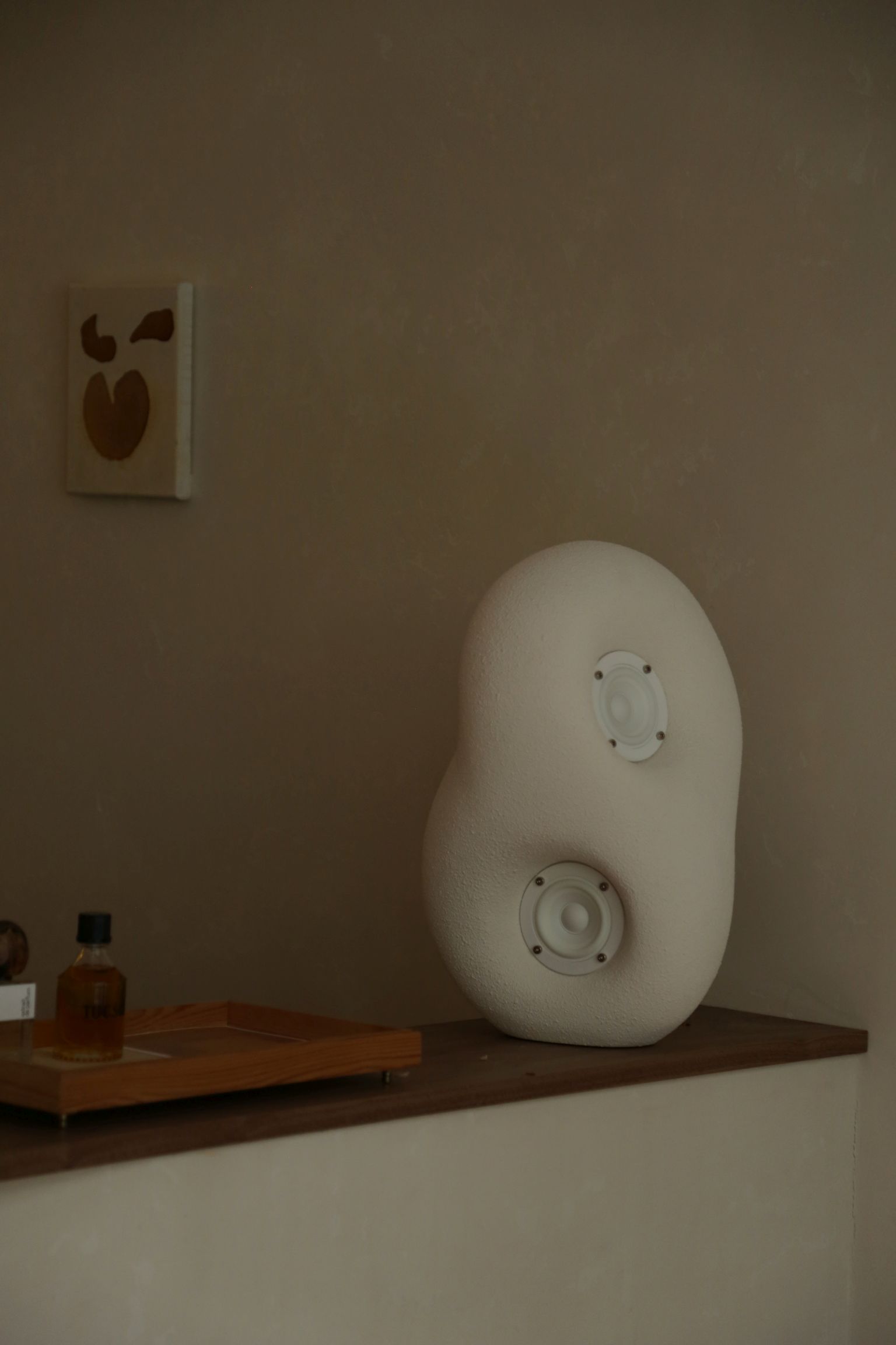 Akustische Skulptur Lautsprecher Transparent