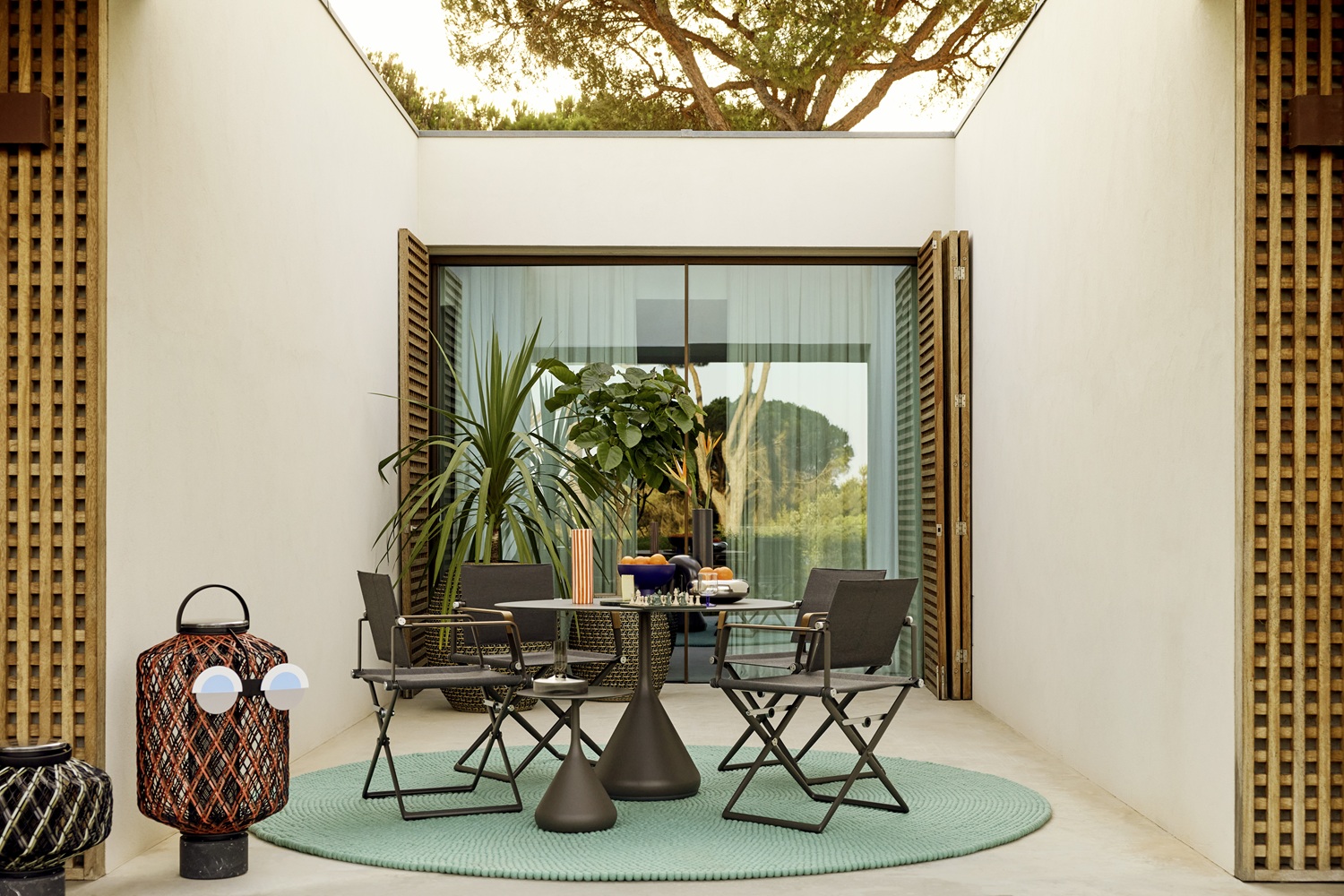 SEAX Outdoor Stuhl mit Holzdekor Dedon