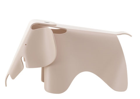 Eames Elephant Small klein RE Vitra Zartrosa
