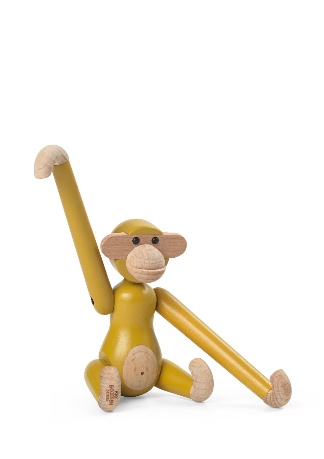 Affe Mini farbig Kay Bojesen Vintage Gelb