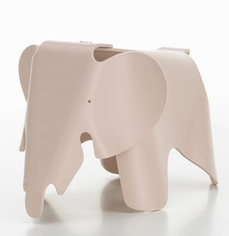 Eames Elephant Small klein RE Vitra Zartrosa