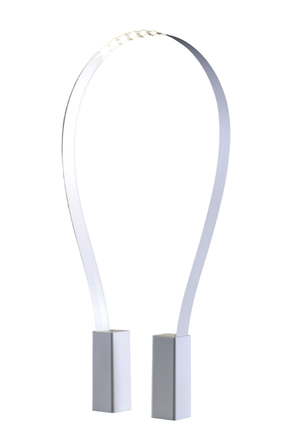Fluida Tischleuchte von Martinelli Luce: Moderne LED-Tischlampe mit geschwungenem Design.