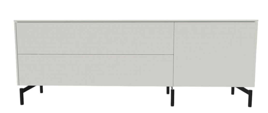 Aventa Sideboard Müller Möbelwerkstätten Vorzugskombination 6 Melamin weiß / Metallfuß
