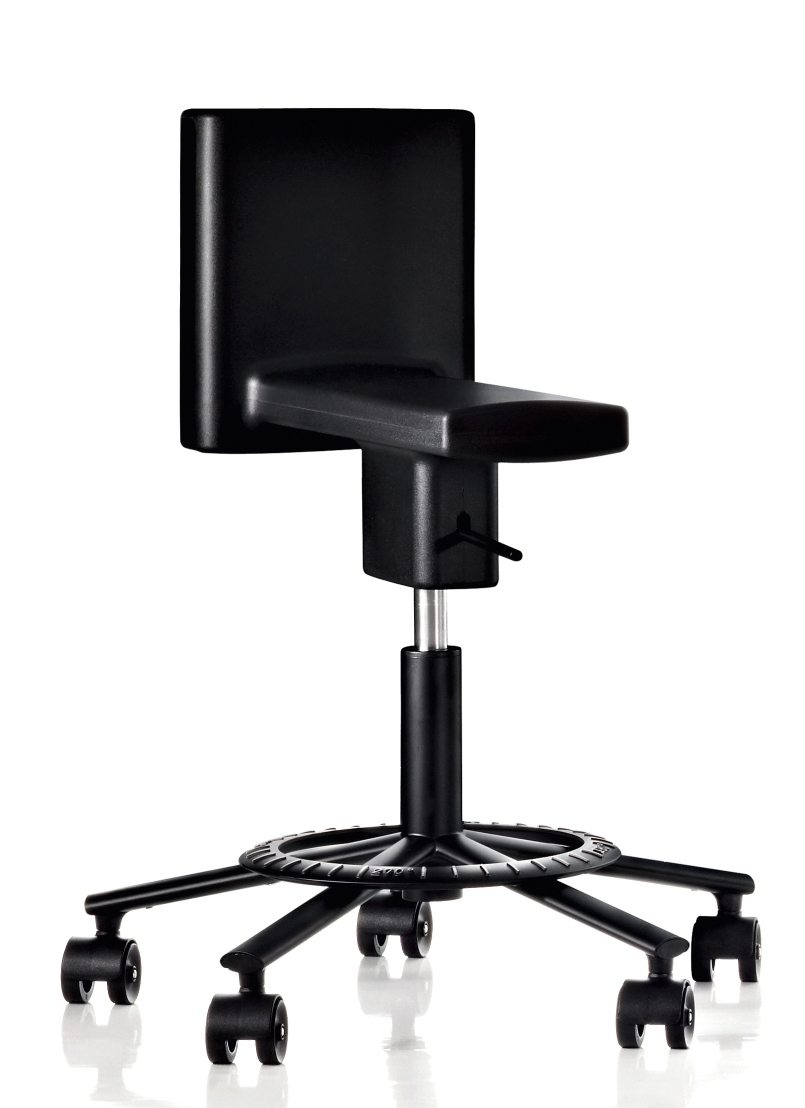 360° Stool Drehstuhl Schwarz Magis