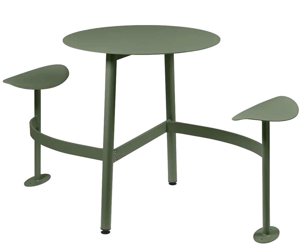 Bolder 2-Sitzer-Tisch mit Sitzflächen Outdoor Fermob