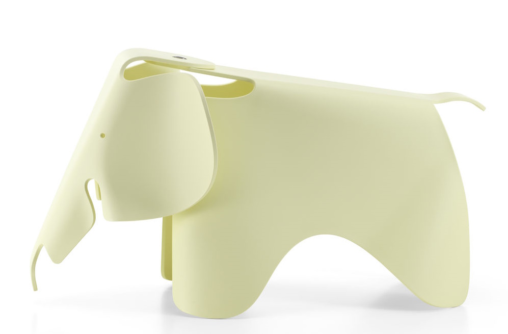 Eames Elephant Hocker RE Vitra Kanariengelb