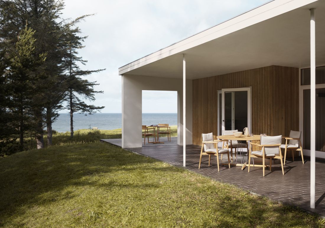 E022 Embrace Outdoor Tisch Ø140cm Carl Hansen & Søn