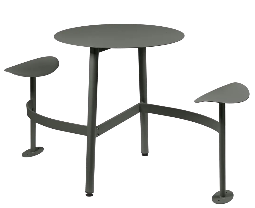 Bolder 2-Sitzer-Tisch mit Sitzflächen Outdoor Fermob
