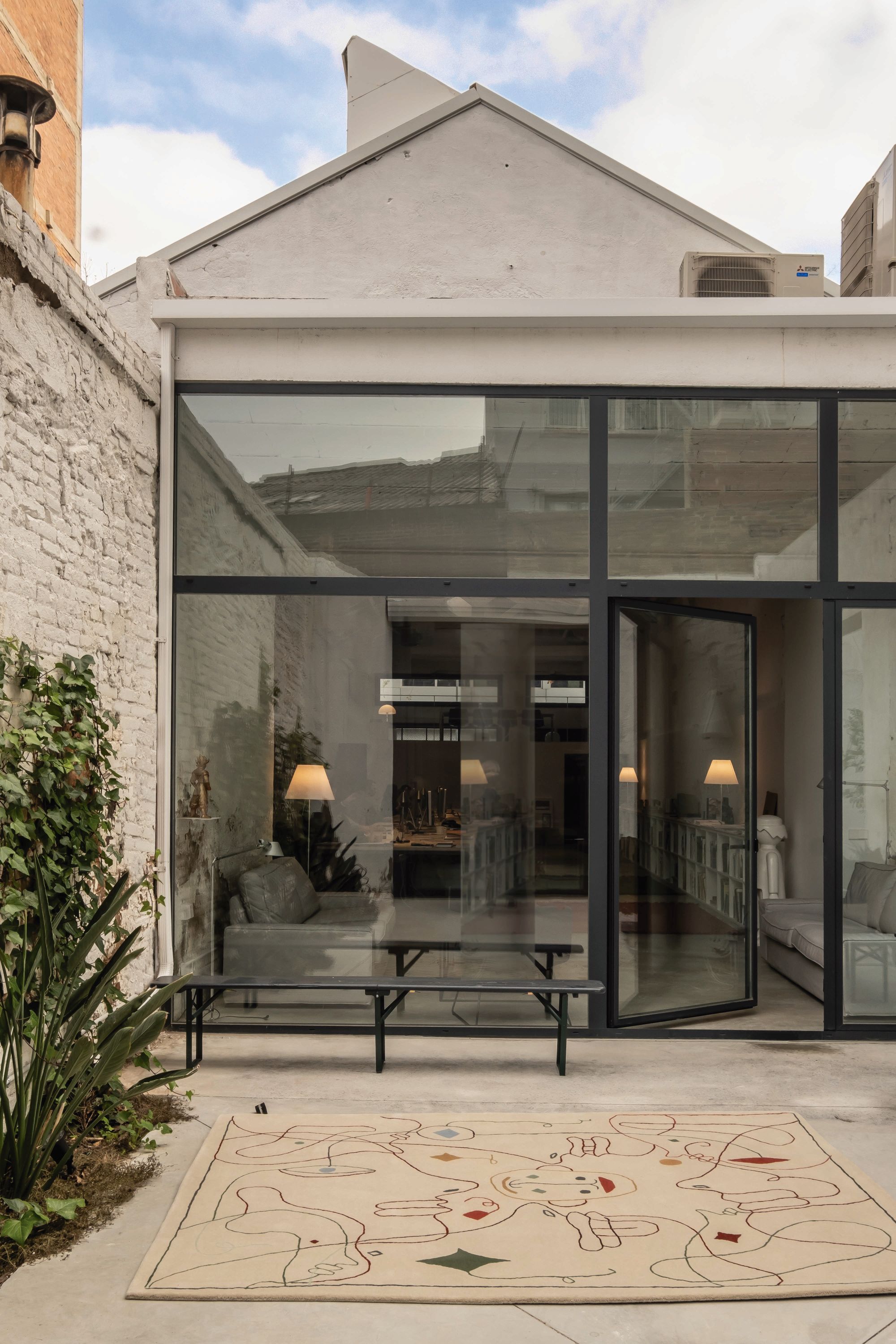 Silhouette Outdoor Teppich Nanimarquina