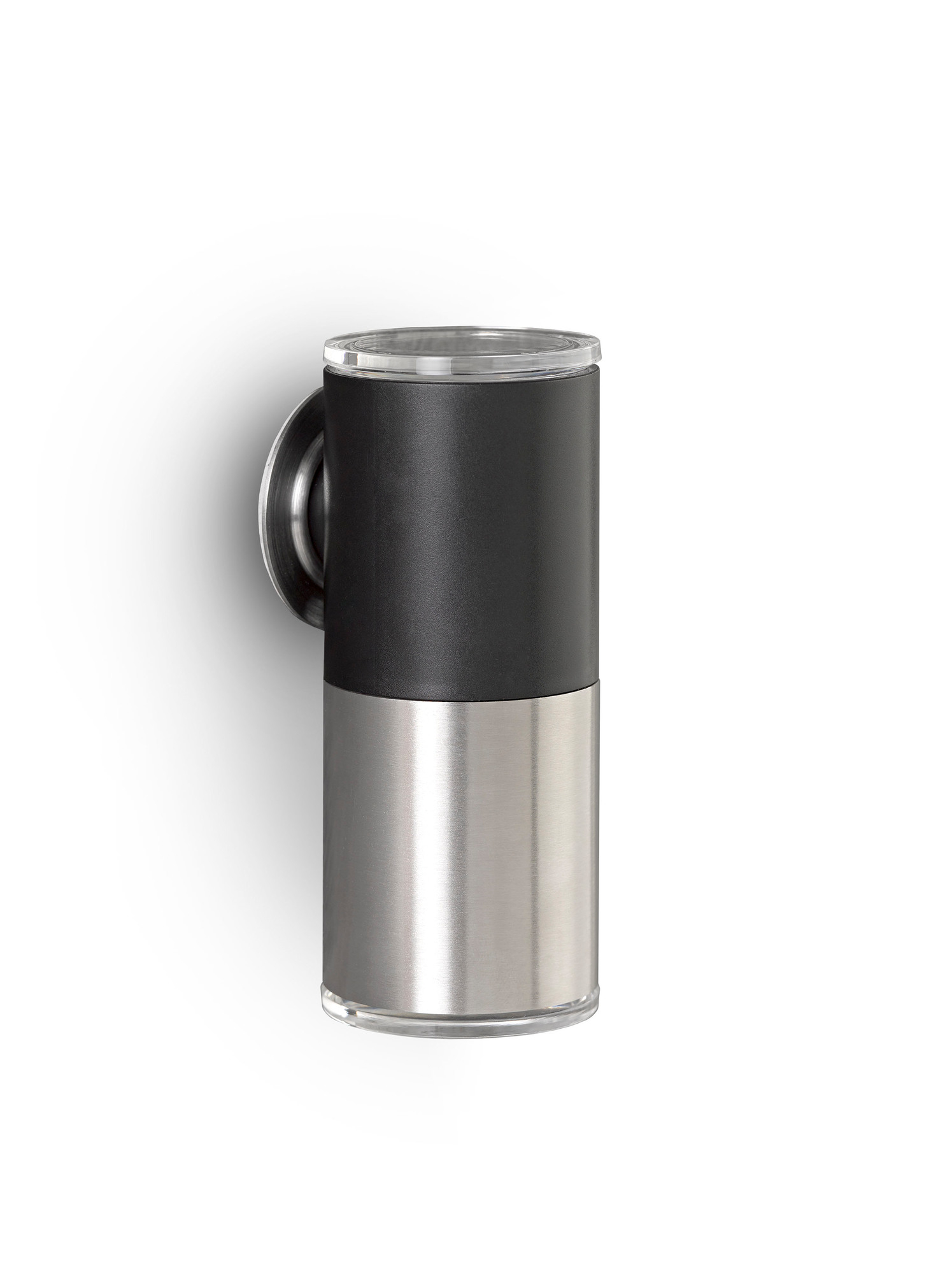 Pepnetic magnetische Pfeffermühle oder Salzmühle von AdHoc in Schwarz und Silber.