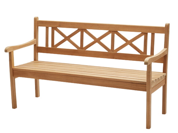 Skagen Gartenbank aus Teakholz von Skagerak by Fritz Hansen für den Außenbereich.