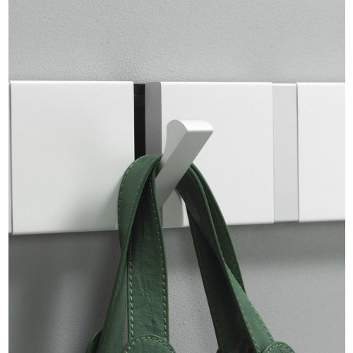 Knax Lite Wandgarderobe waagerecht 3 Haken SCHWARZ Loca EINZELSTÜCK 