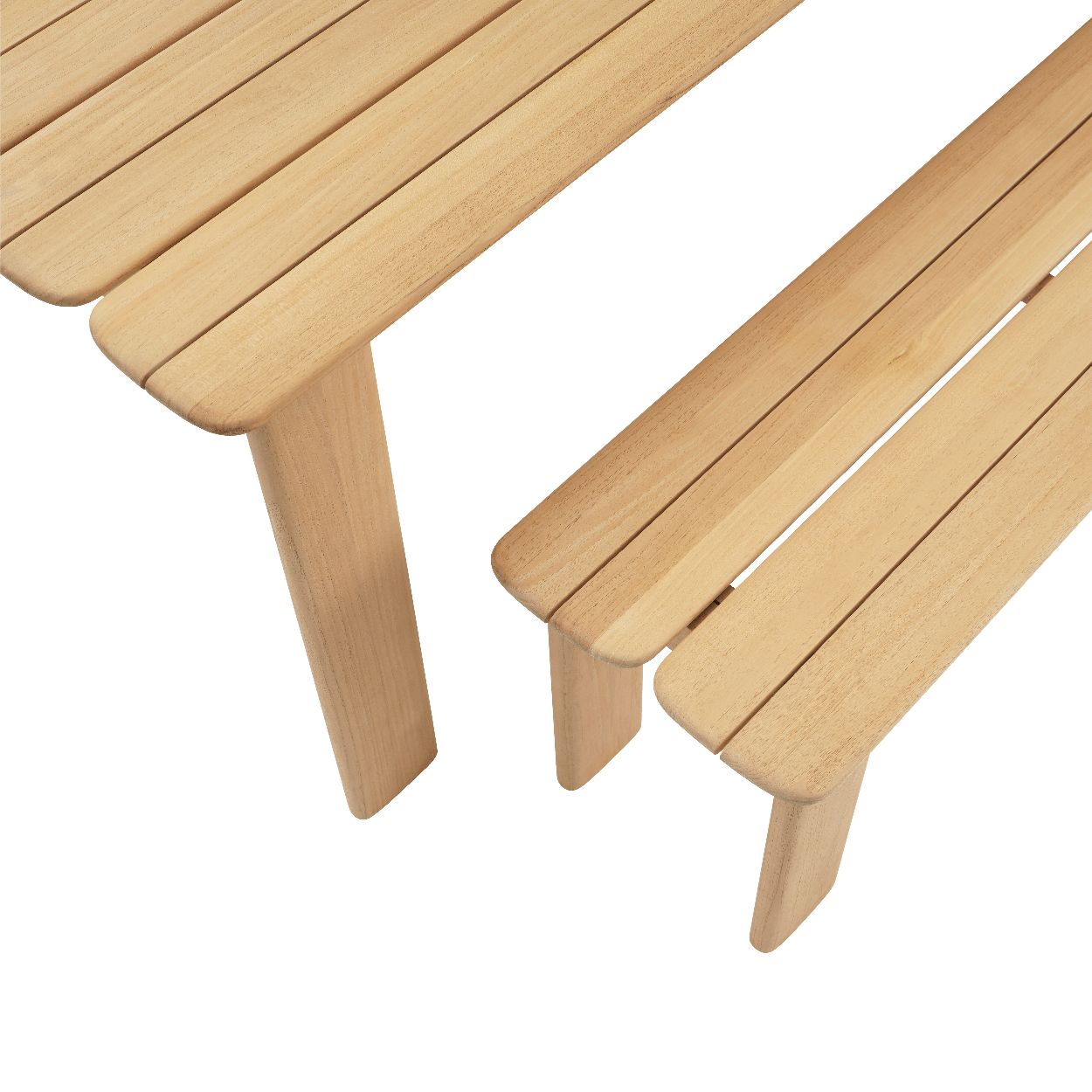 Assemble Bench Bank Teak Outdoor Muuto