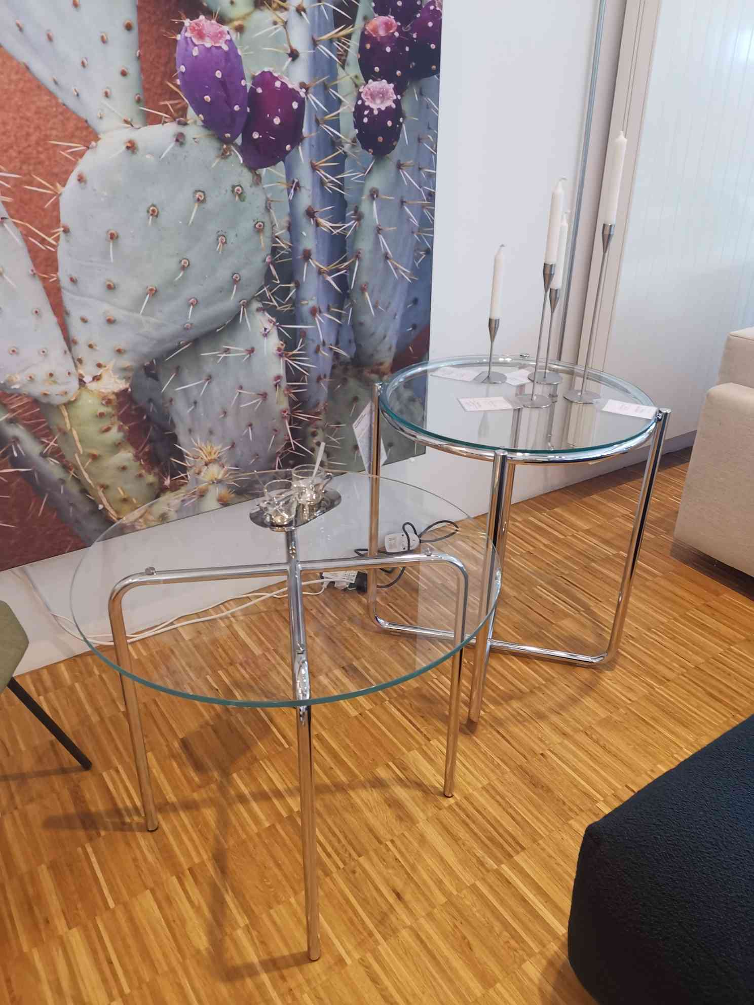 MR 515 Beistelltisch H60cm Glasplatte Thonet EINZELSTÜCK