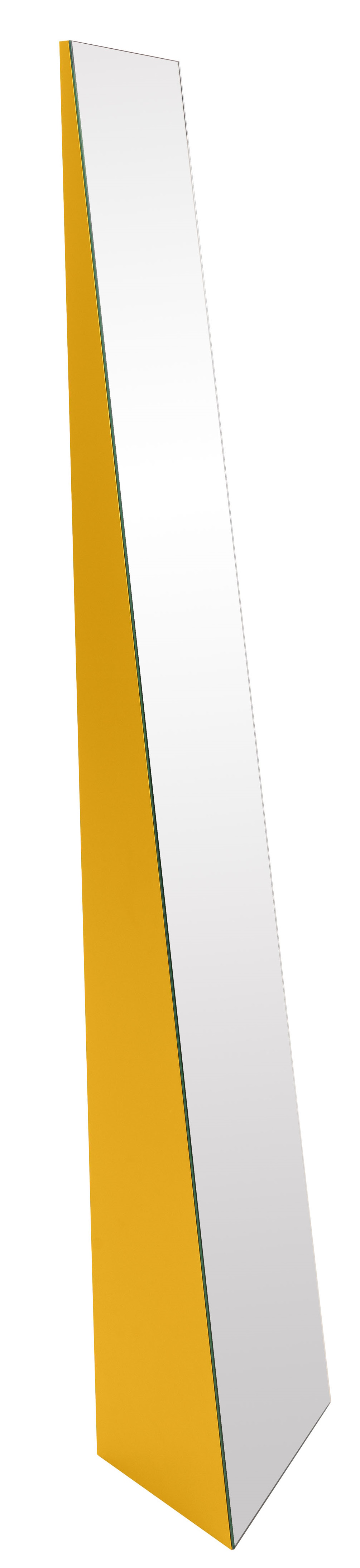 Beam Standspiegel von Schönbuch: Moderner, gelber Standspiegel für Flur und Schlafzimmer. Design Spiegel für stilvolles Wohnen.