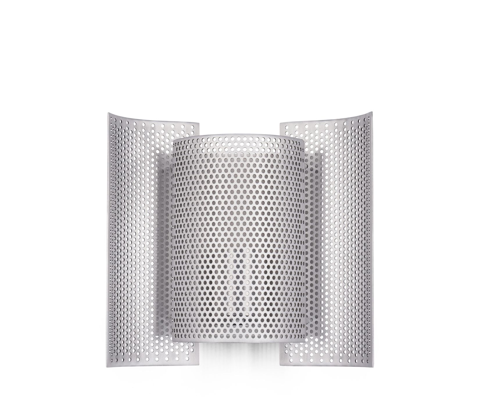 Butterfly Wandleuchte aus Aluminium von Northern, gelochtes Design für indirektes Licht.