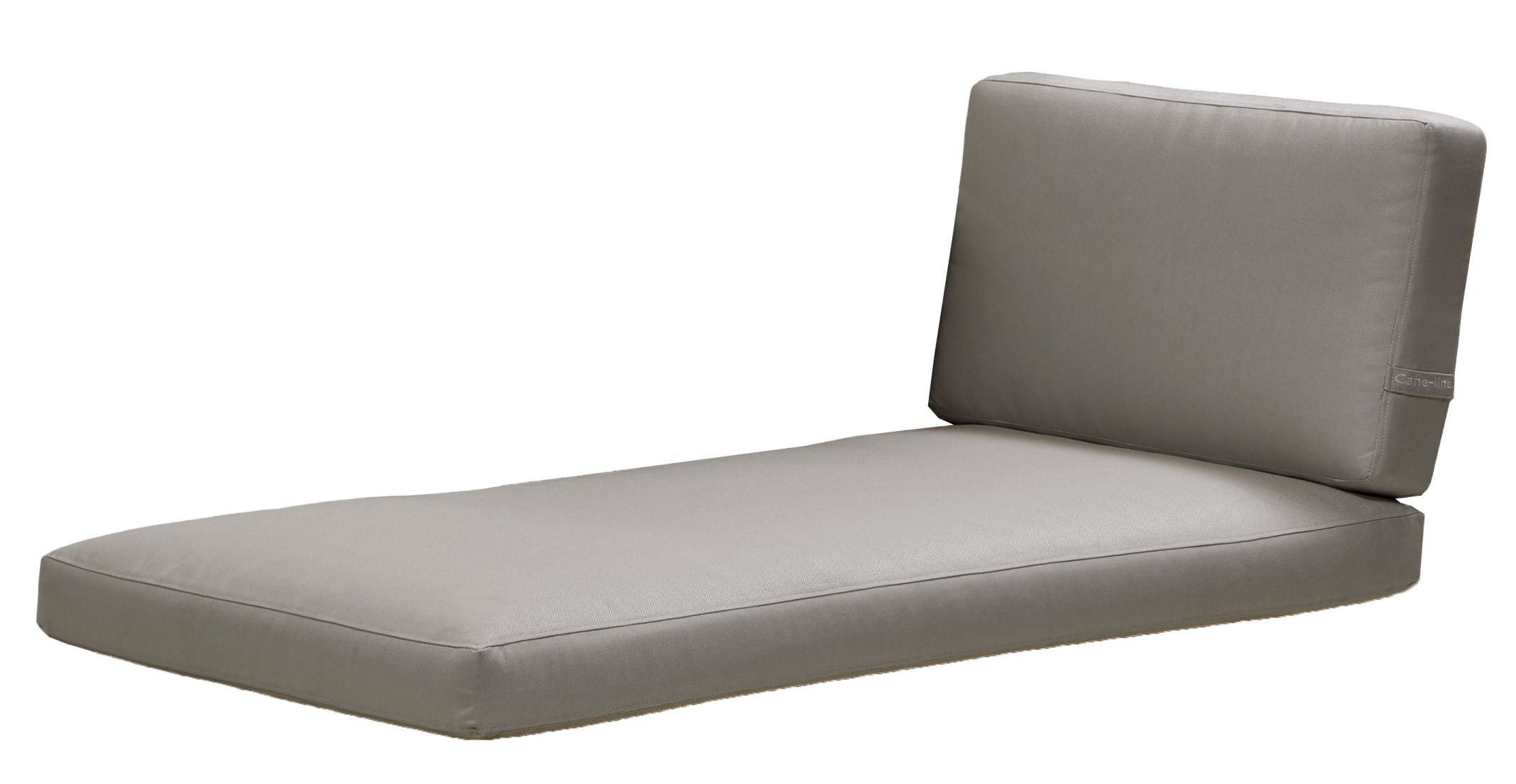 Connect Chaiselongue Modulsofa links in Taupe von Cane-Line: Bequemes Outdoor Sofa Modul.
