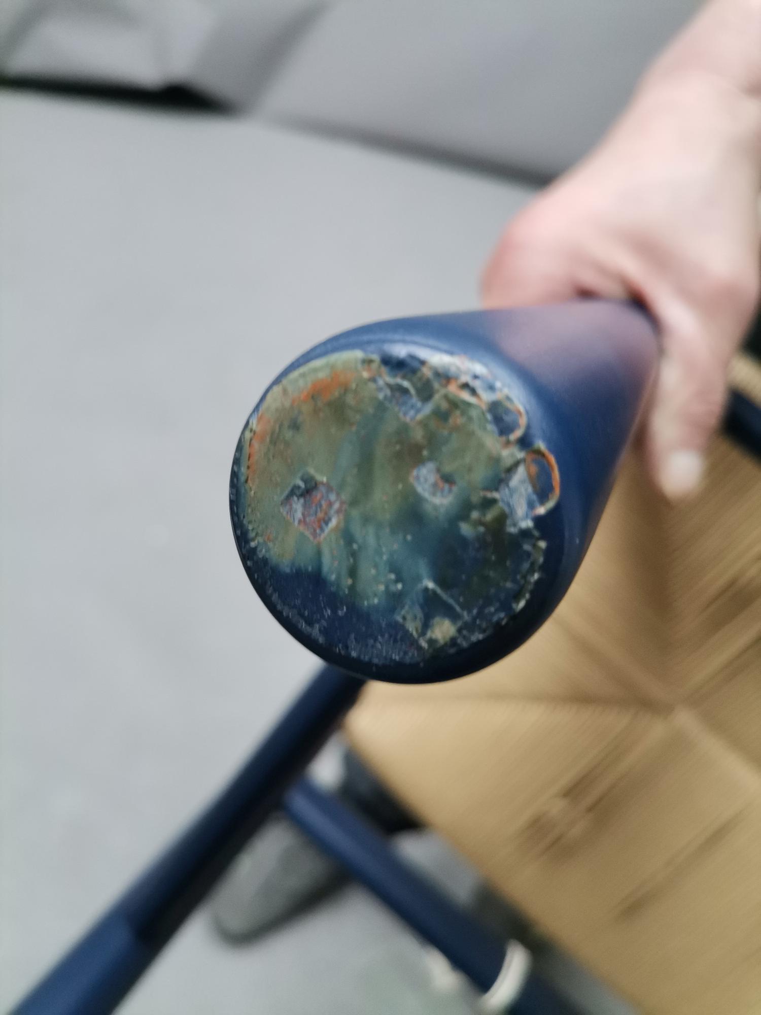 CH53 Hocker BLAU CHS Carl Hansen & Søn MÄNGELEXEMPLAR