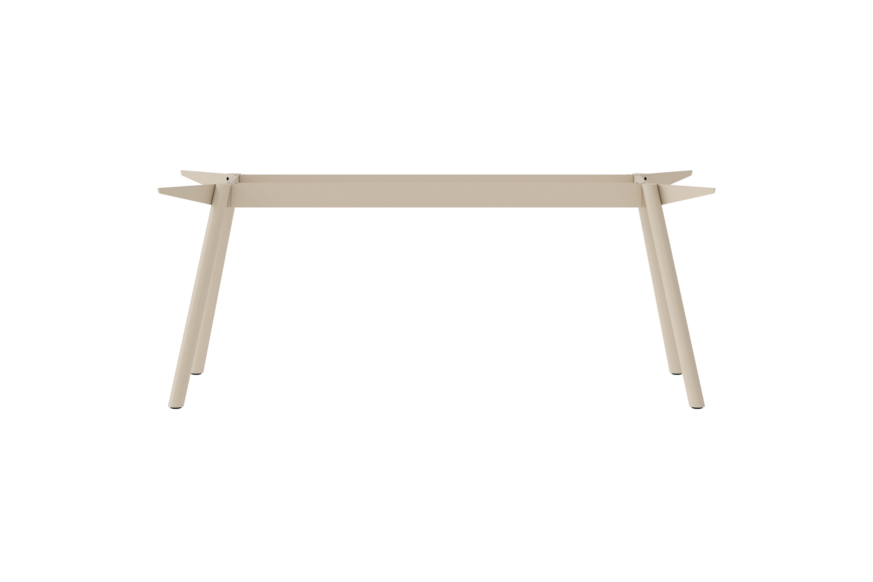 Beige Masa Tischgestell aus Stahl von New Tendency, Untergestell für Esstisch und Konferenztisch.