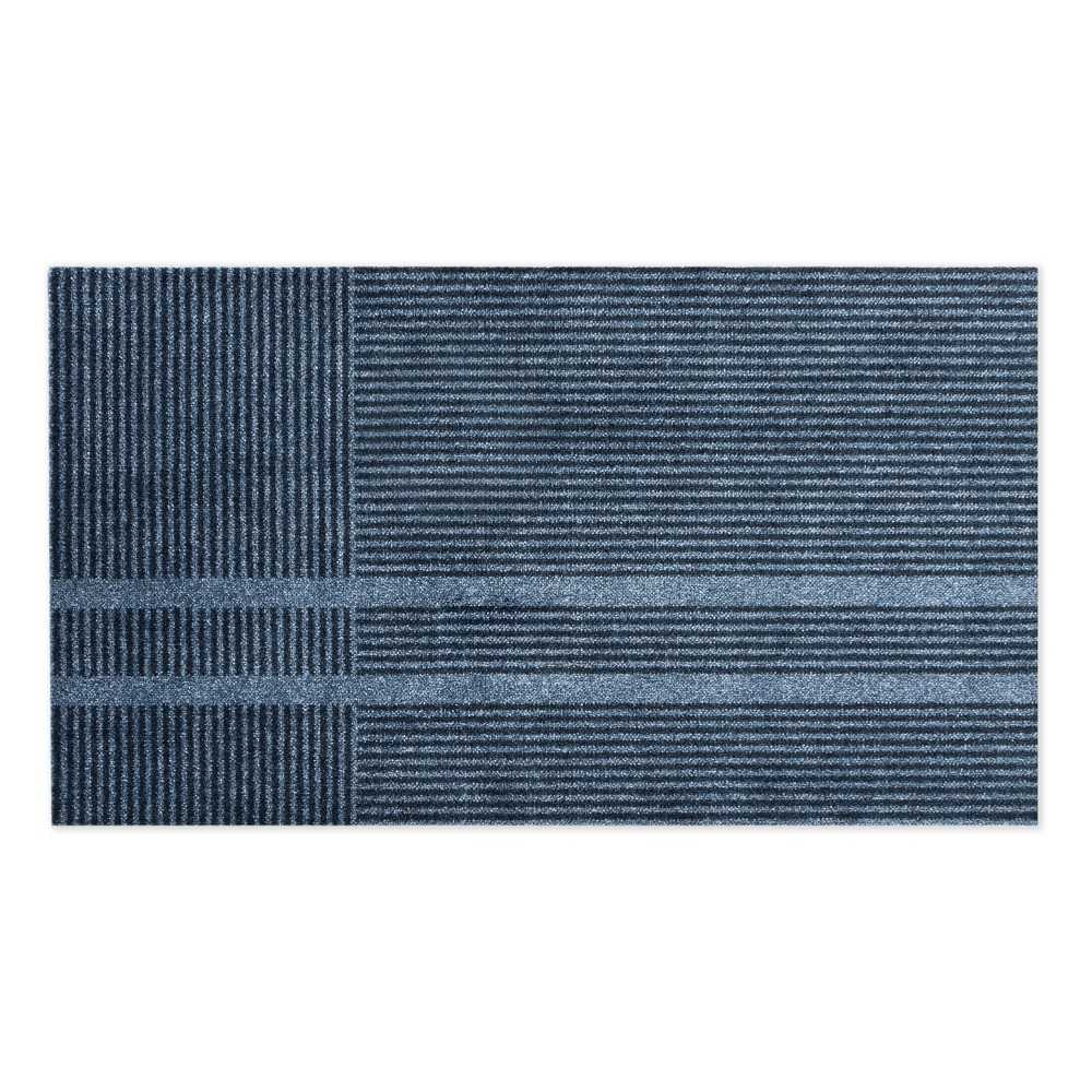 Løype Indoor / Outdoor Fußmatte Heymat Stormy Blau B 85 x T 150 cm