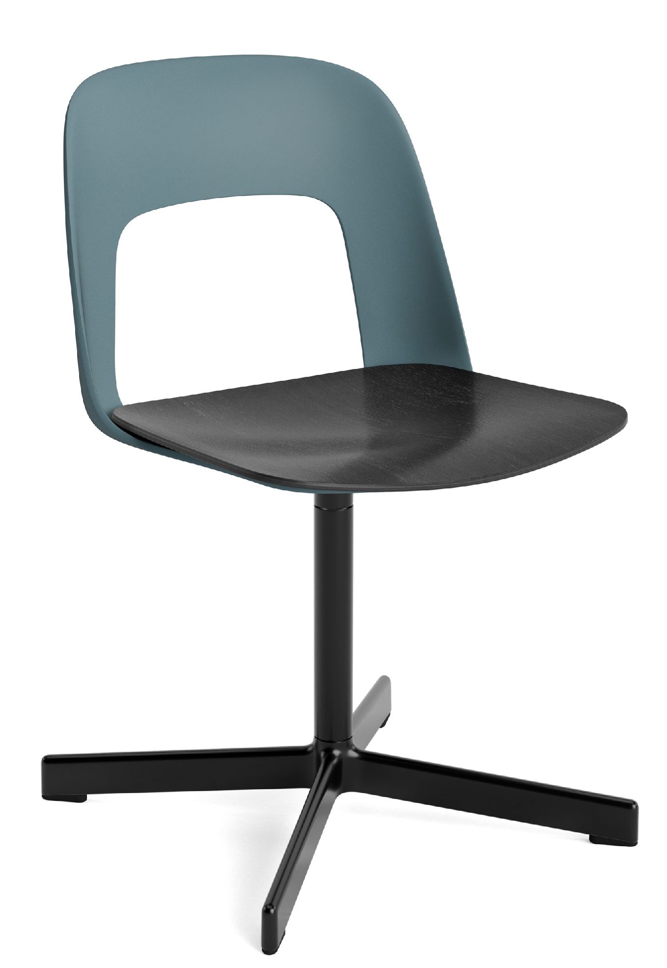 Layout Side Chair 132 4-Stern Drehfuß Stuhl Hay