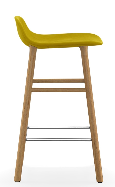 Form Barstool Barhocker H 65 cm Holz Gepolstert Normann Copenhagen