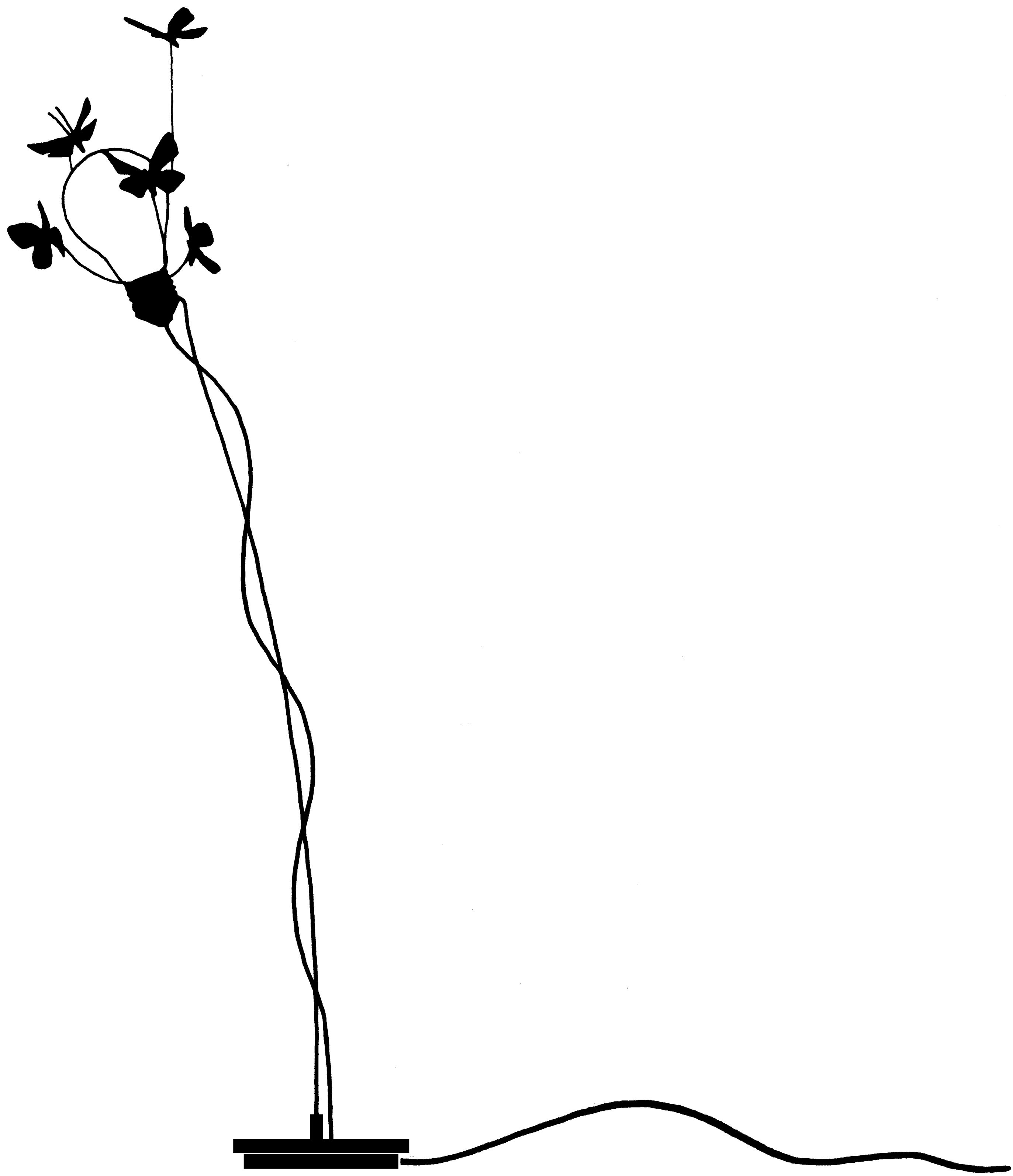 I Ricchi Poveri Five Butterflies Stehleuchte Ingo Maurer