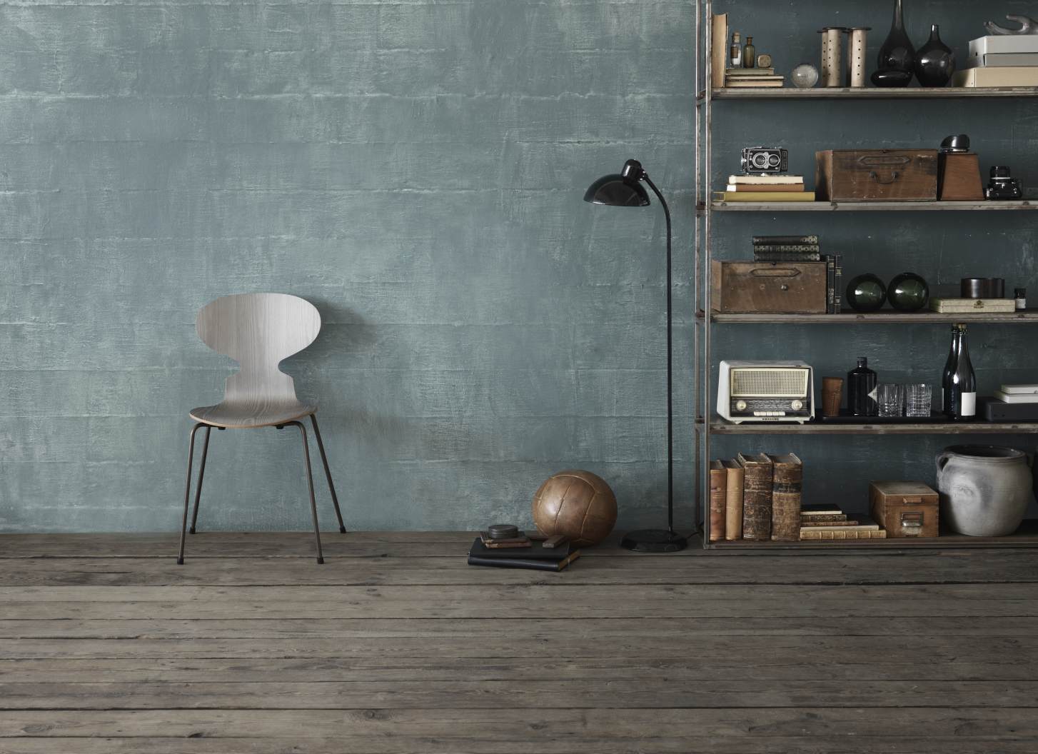 Die Ameise Stuhl 3101 4-Bein Gestell Fritz Hansen