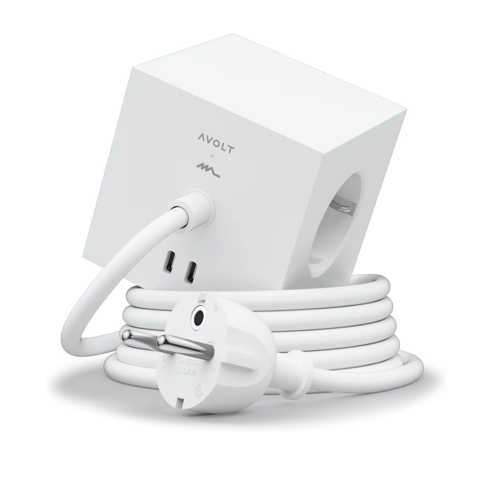 Square 1 - Avolt Steckdosenwürfel mit USB C dfp Design 