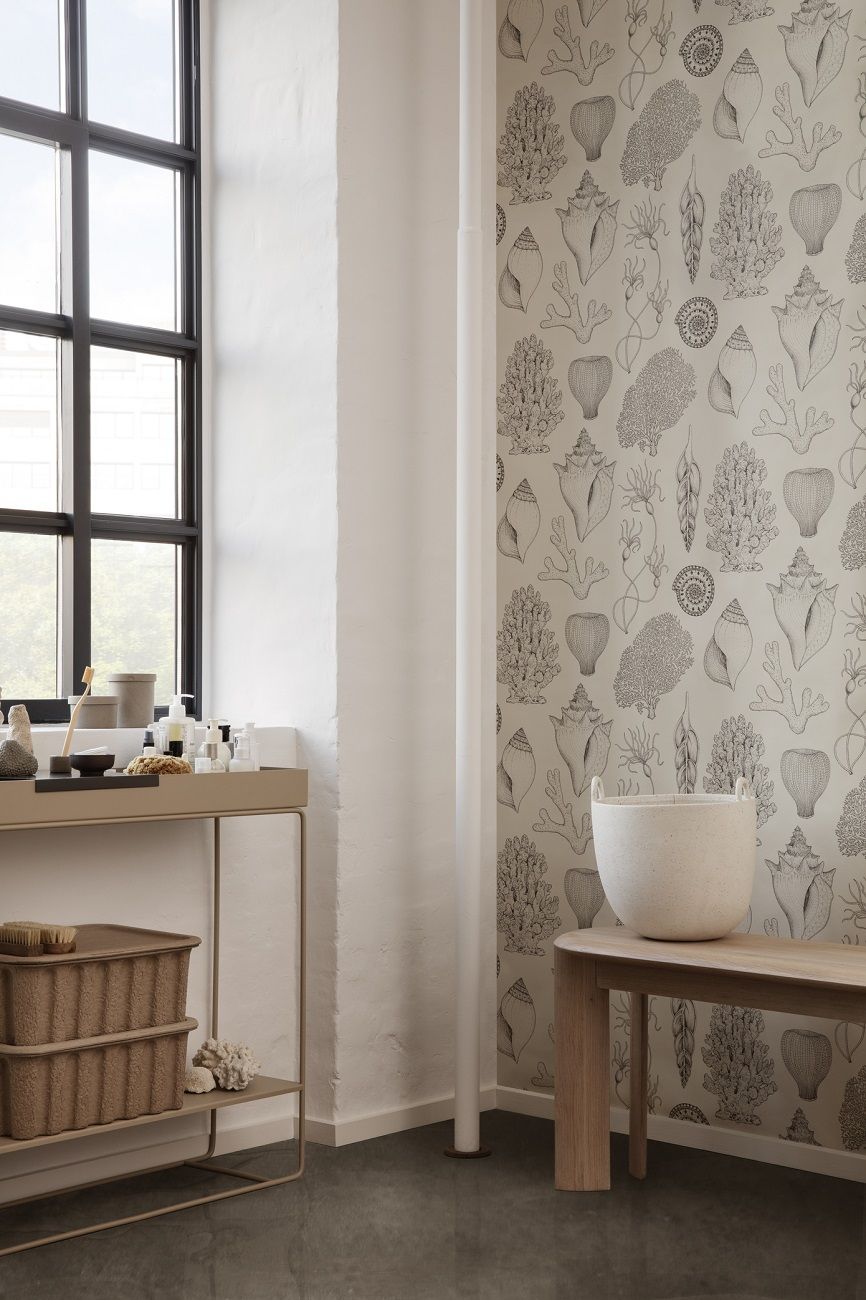 Nahaufnahme der Ferm Living Plant Box mit zwei Ebenen, ideal für Pflanzen und Dekoration.