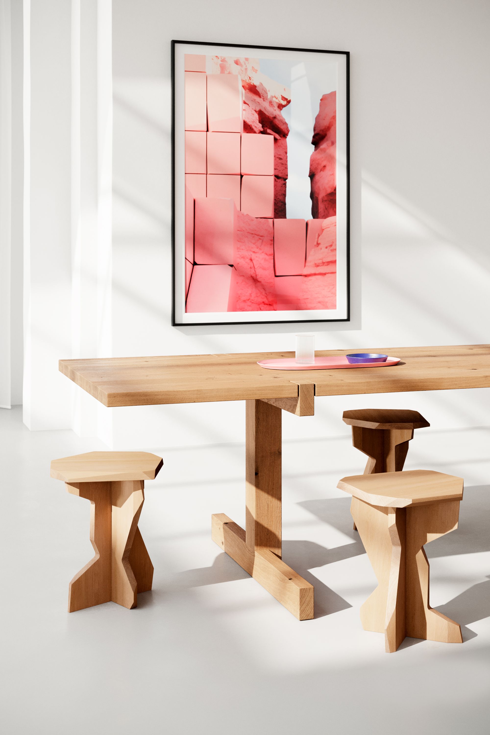 FELS Hocker Esche Out