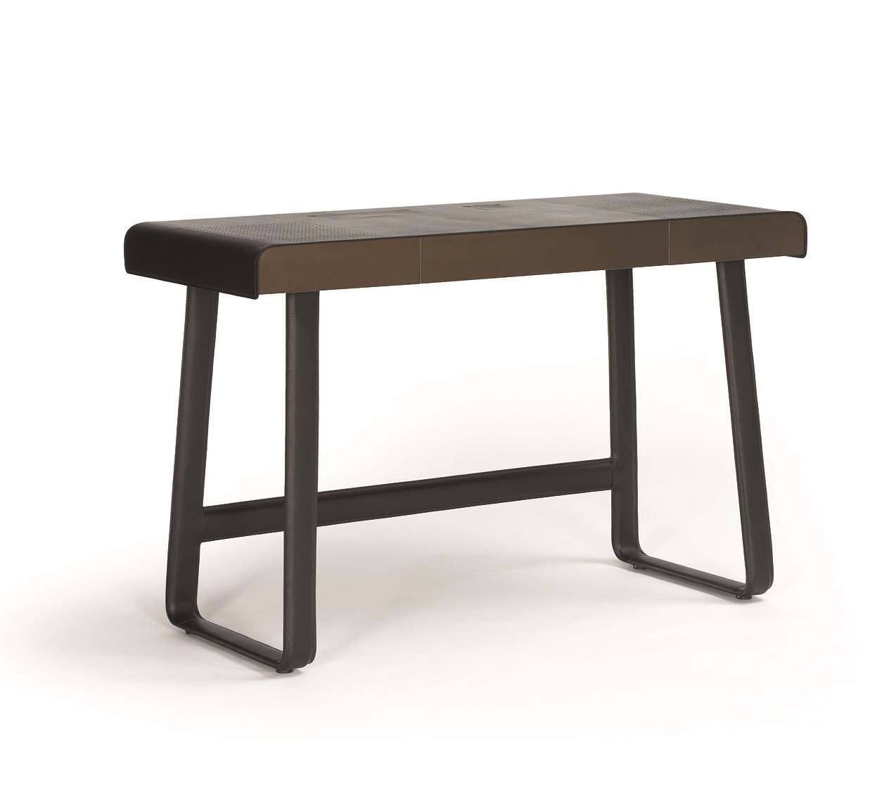 Pegasus Home Desk Schreibtisch von ClassiCon, braun, modernes Design, Büromöbel für Arbeitszimmer und Homeoffice.