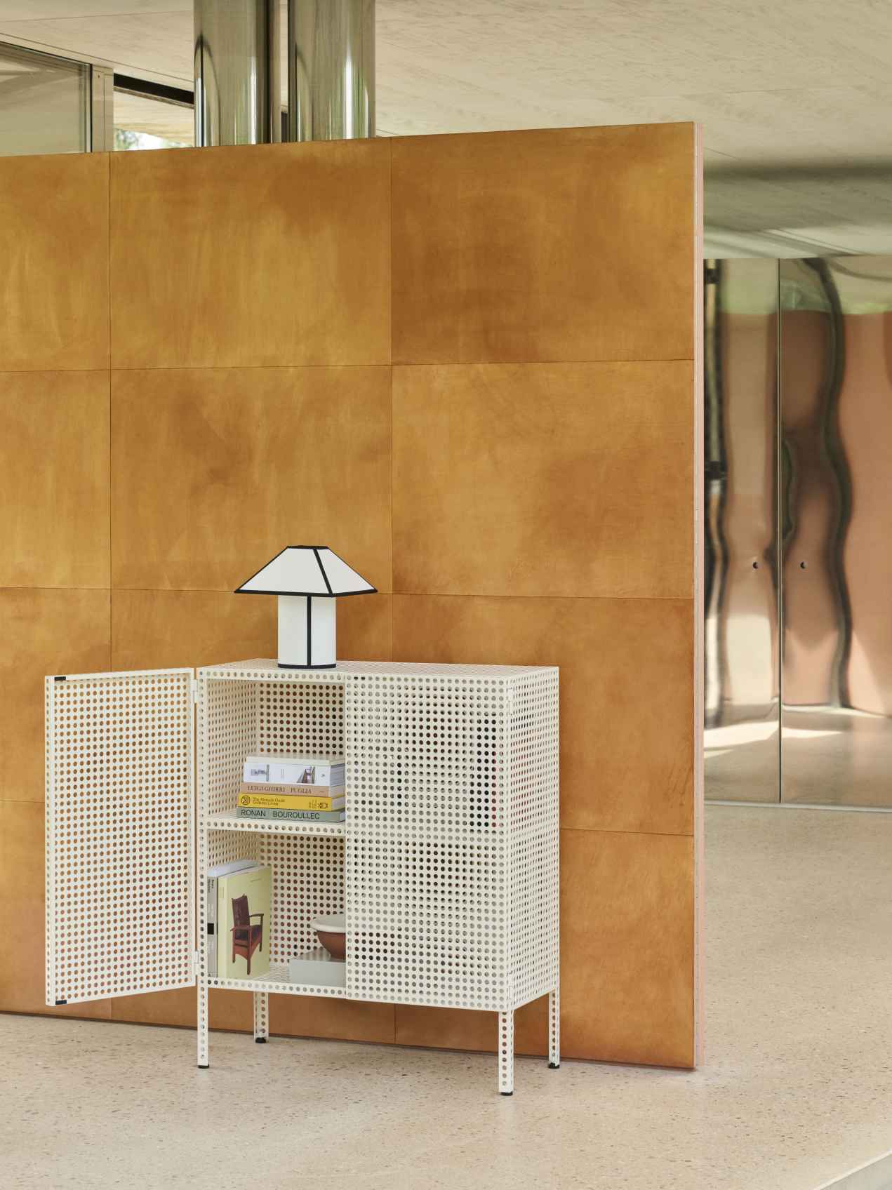 Perforated Cabinet Floor Medium Sideboard Hay