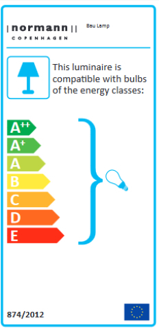 Bau Lamp Natur Pendelleuchte Normann Copenhagen Small