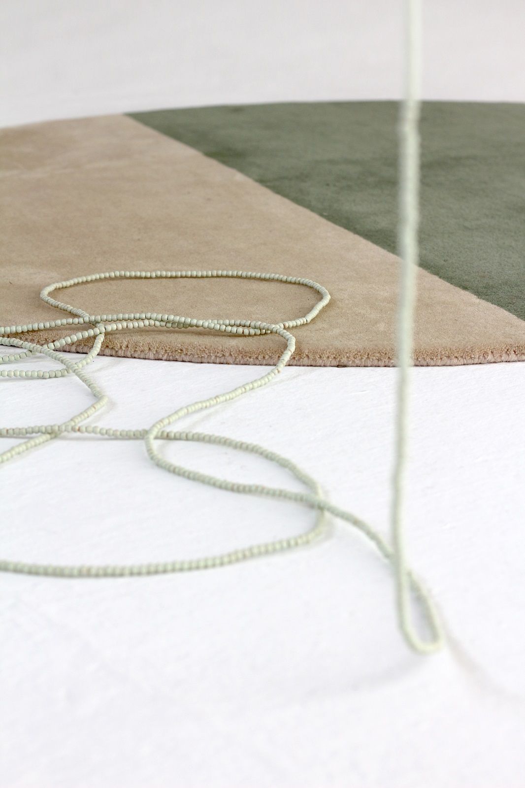 Pearls Teppich / Wollteppich Nanimarquina