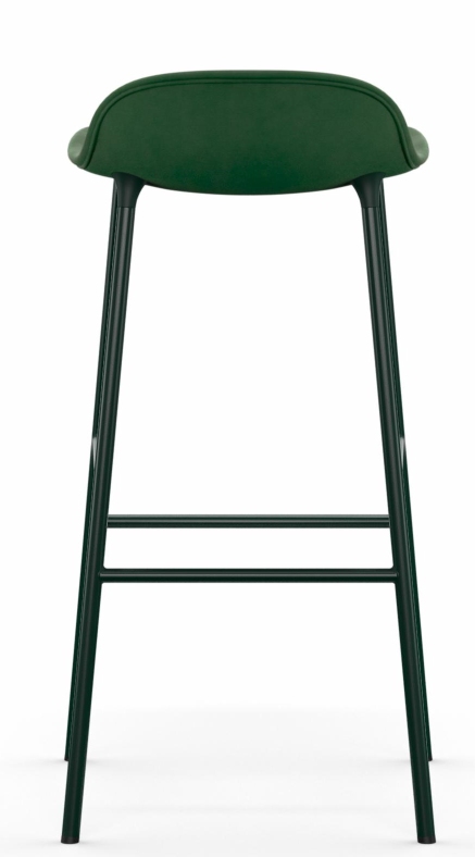 Form Barstool Barhocker H 75 cm Stahl Gepolstert Normann Copenhagen