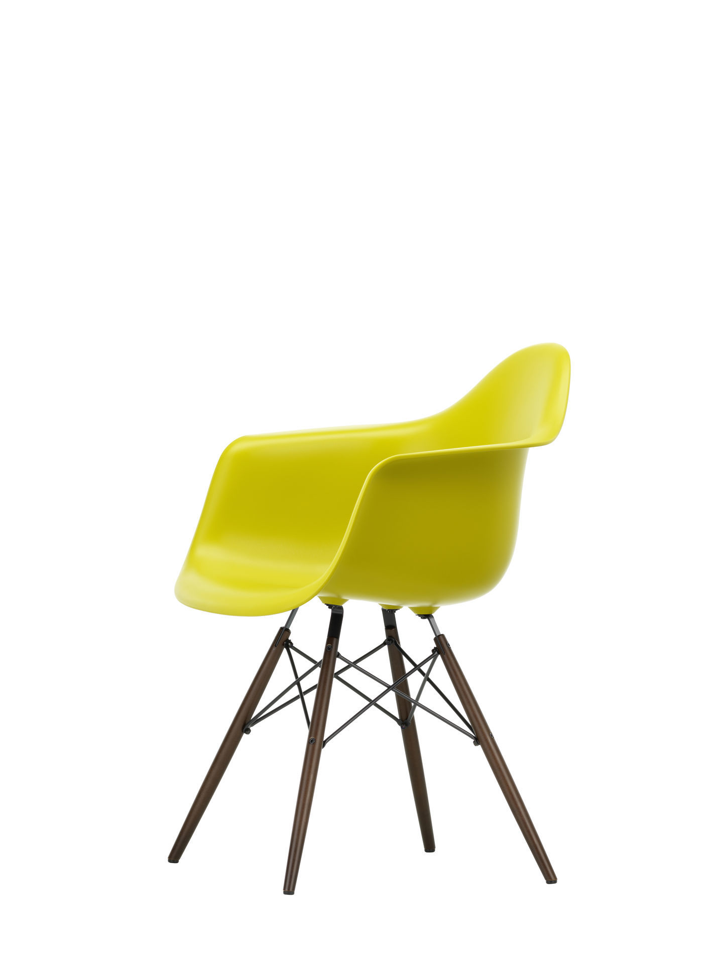 Vitra Eames Plastic Arm Chair DAW Stuhl Vitra Esche - Eisgrau