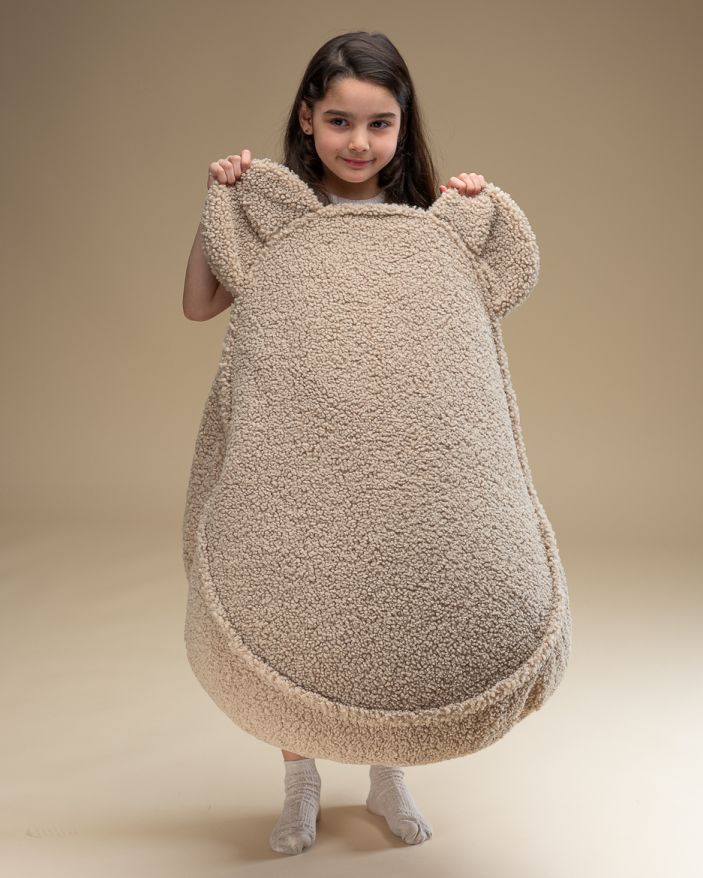 Teddy Kindersitzsack Teddystoff Wigiwama