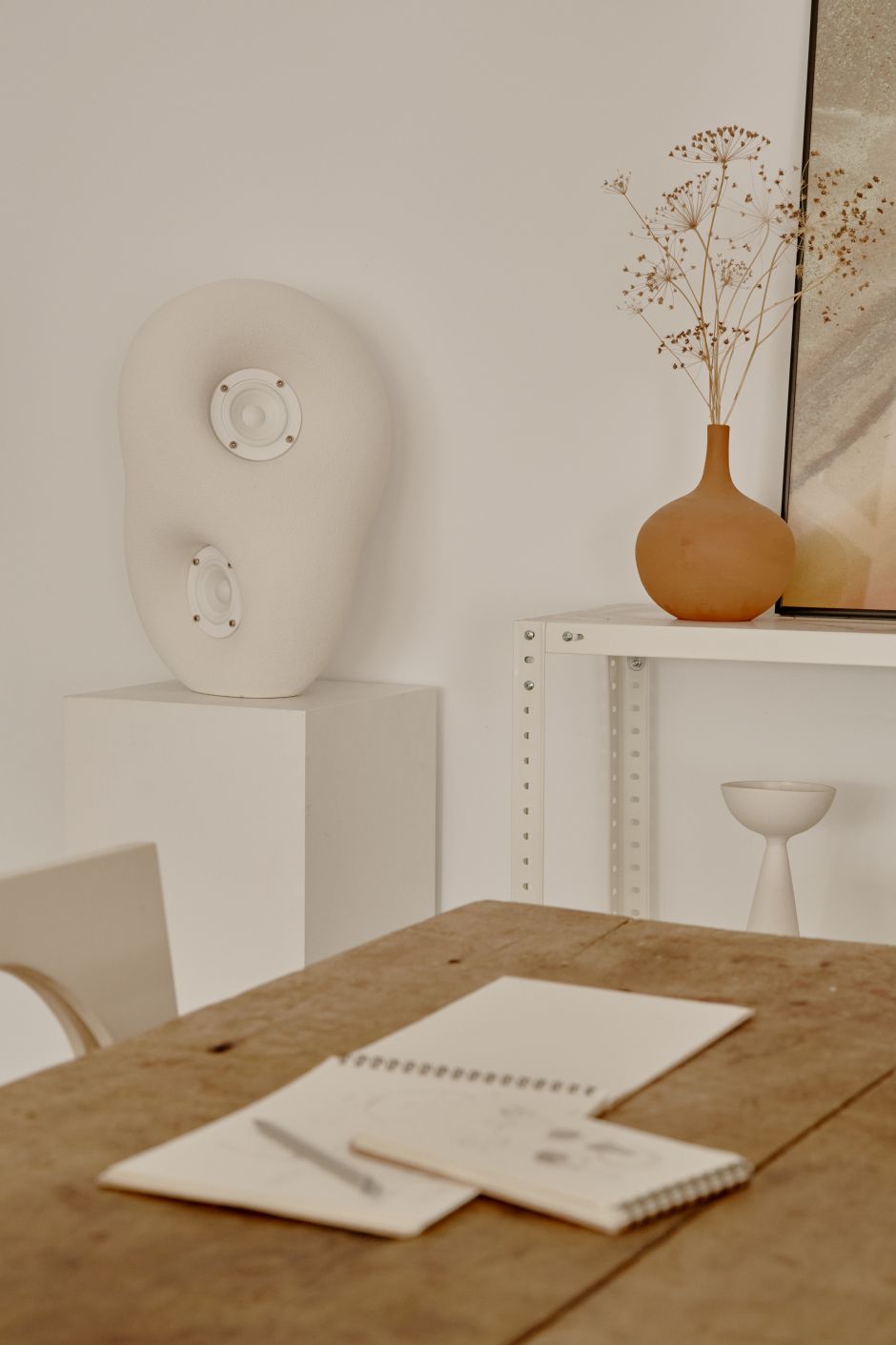 Akustische Skulptur Lautsprecher Transparent