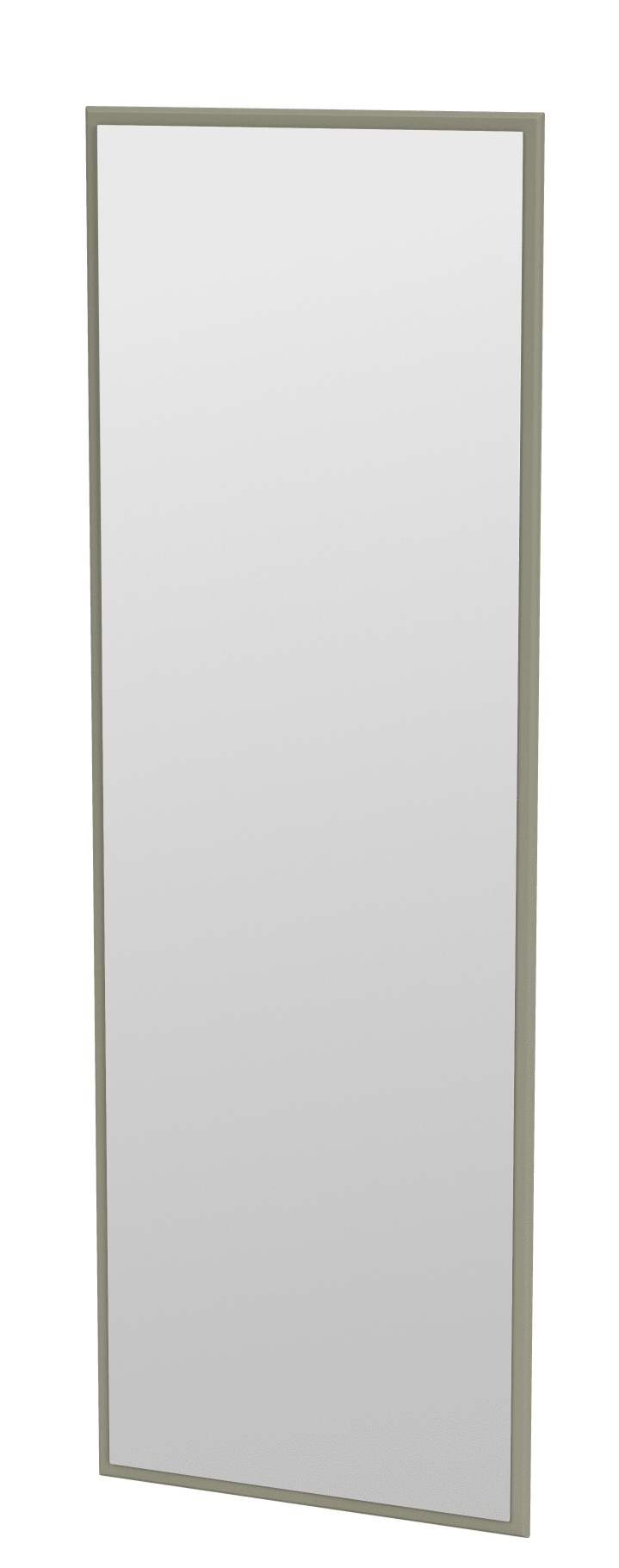 Rechteckiger Montana Fennel Spiegel mit farbigem Rahmen für Wandmontage, modernes Design.