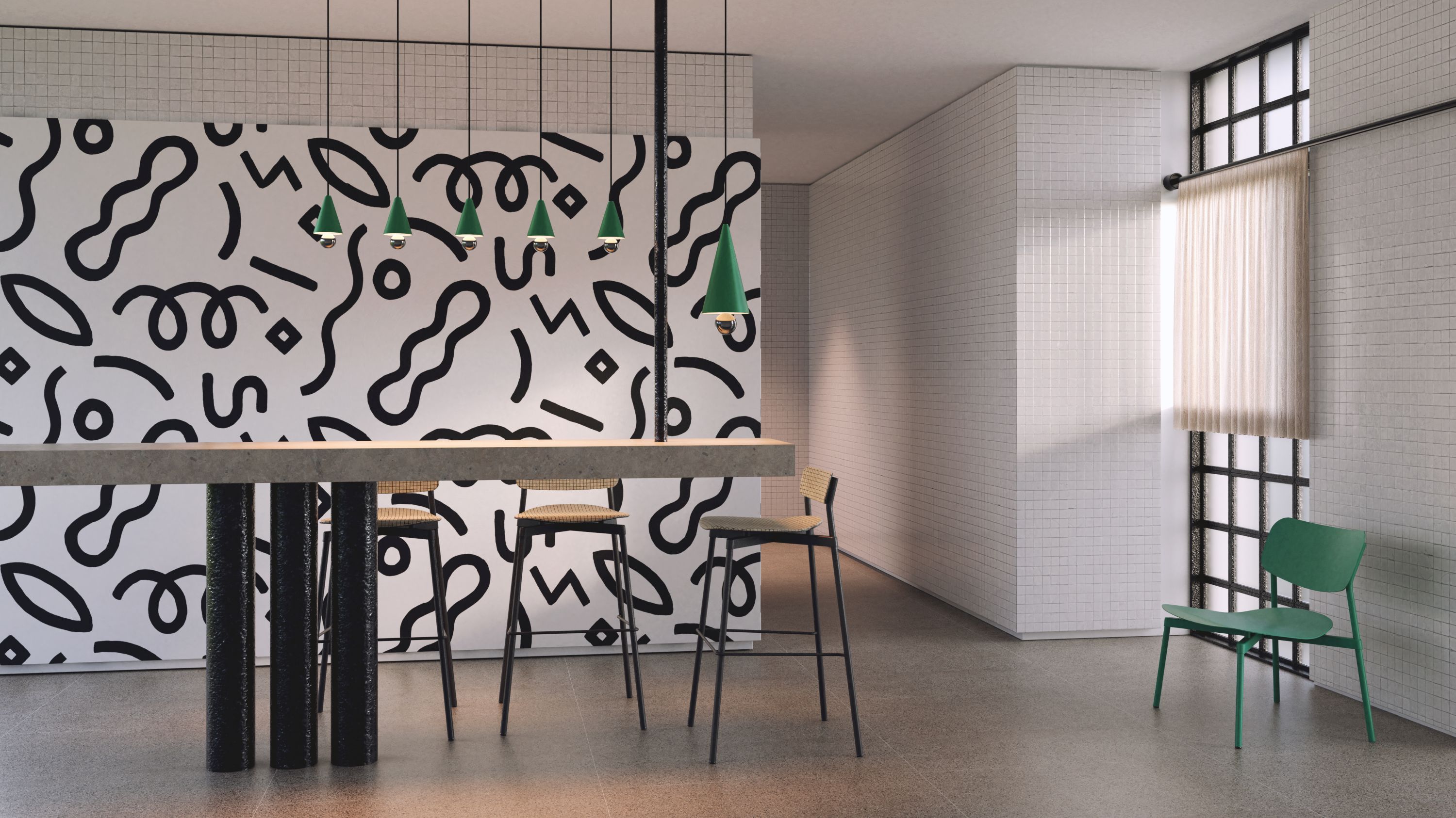 Fromme Barstool Barhocker H 75 cm Petite Friture 