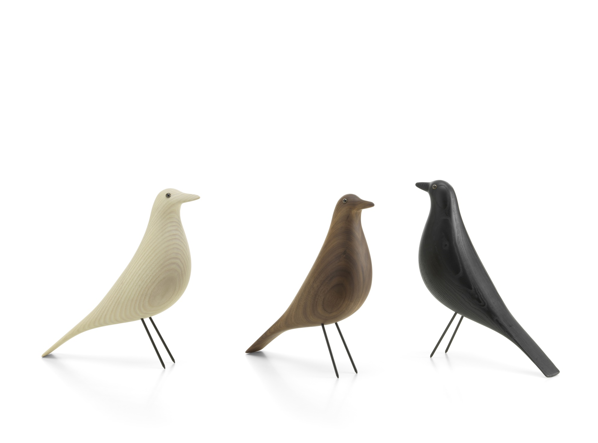 Eames House Bird Skulptur Esche weiß geölt Vitra