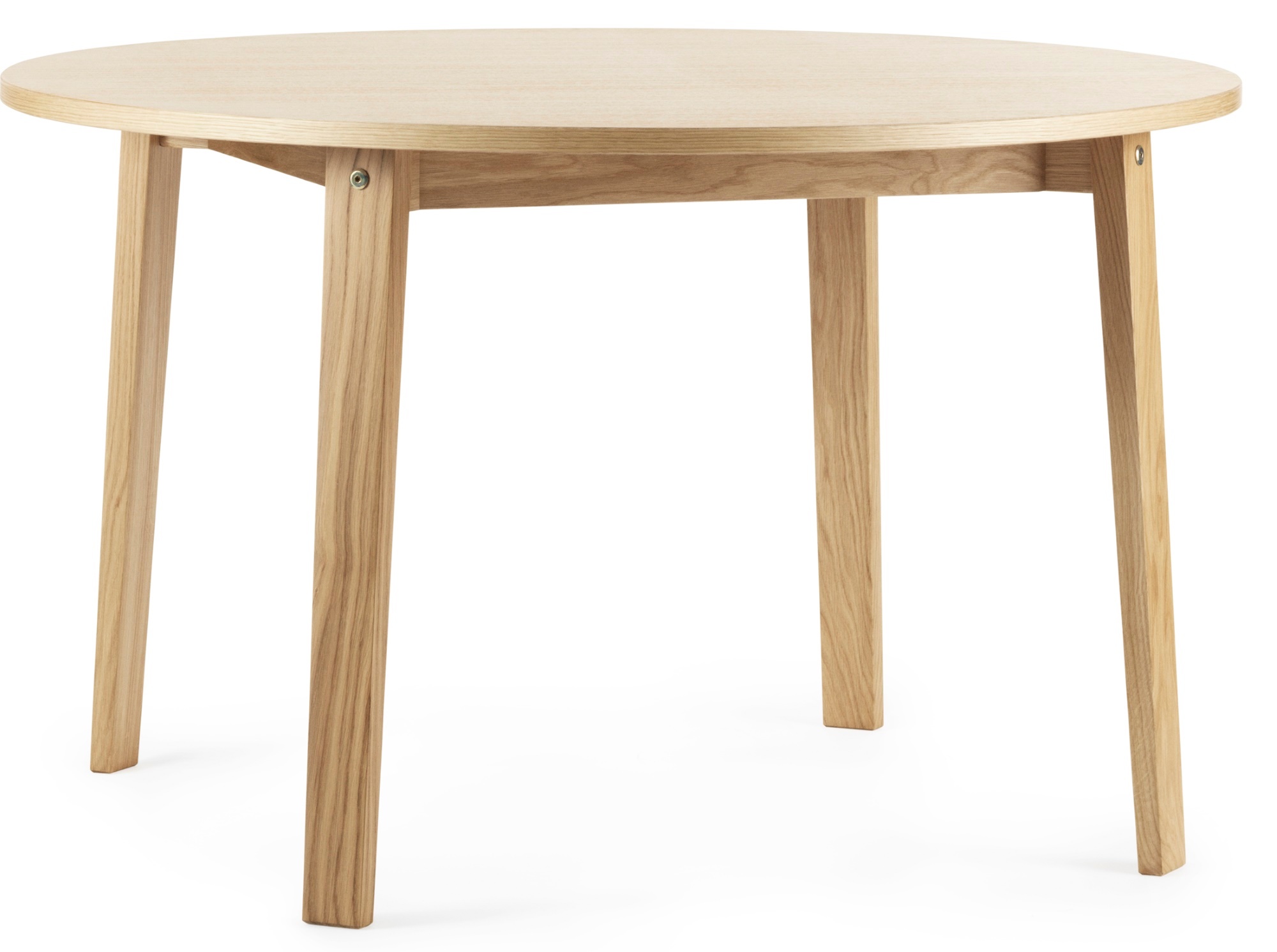 Runder Holztisch, Slice Table von Normann Copenhagen, Esstisch oder Beistelltisch aus Eiche.