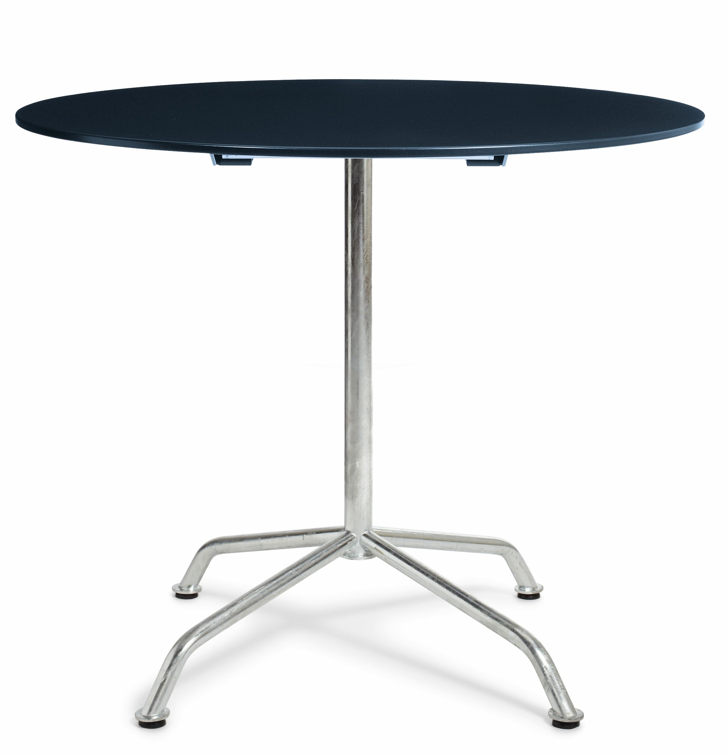 Haefeli Gartentisch Outdoor Ø 90 cm Embru Graublau RAL 5008