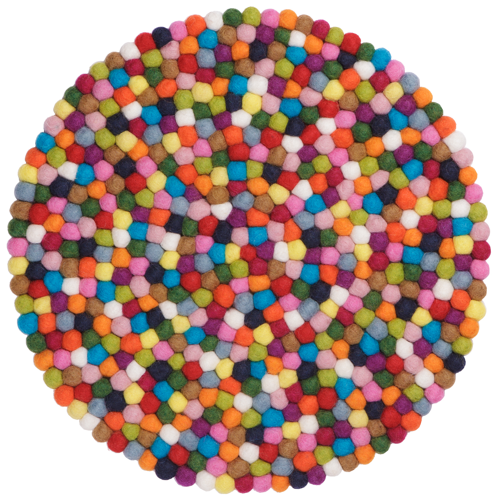 Filzkugel Sitzauflage für Stuhl rund 36 cm myfelt EINZELSTÜCK