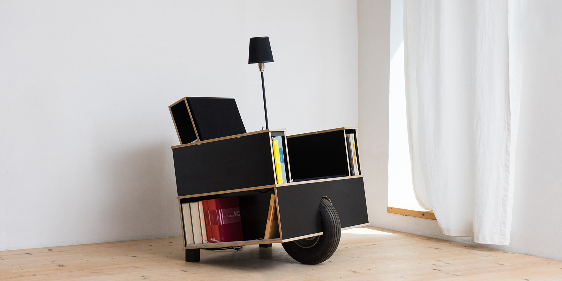 Bookinist mobiler Lesesessel Nils Holger Moormann