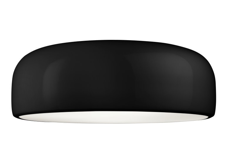 Schwarze Smithfield Deckenleuchte von Flos, moderne Innenbeleuchtung für Wohnzimmer und Esszimmer.